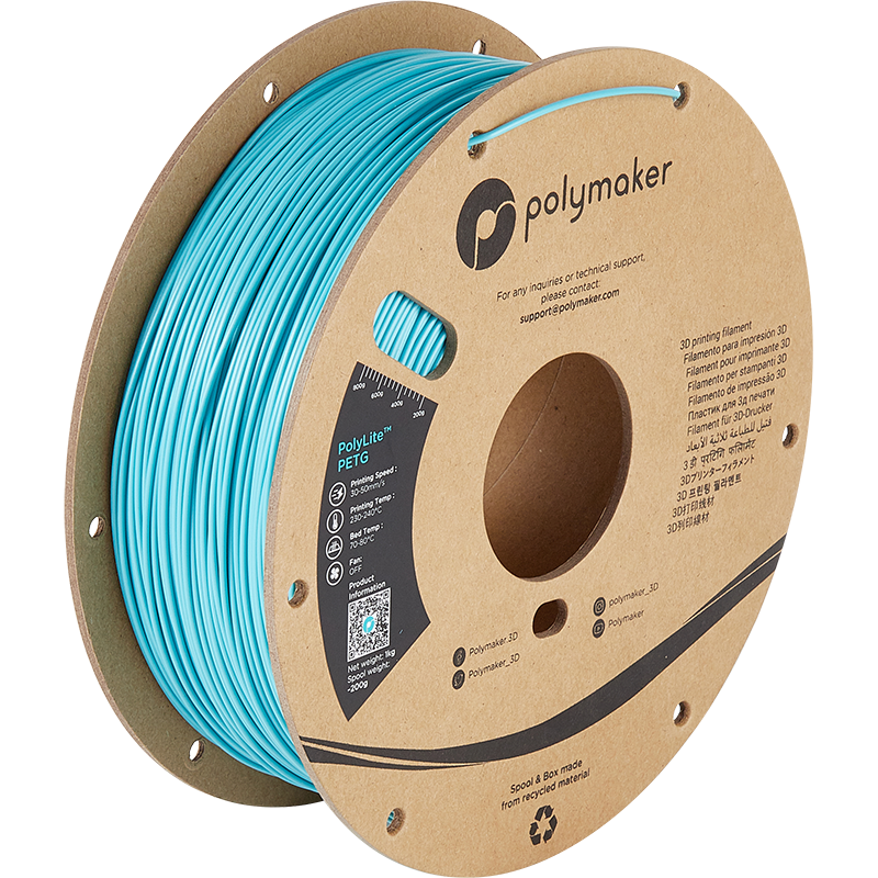 Polymaker PolyLite PETG 3D Printer Filament - 1.75mm - 1KG - Technology Outlet