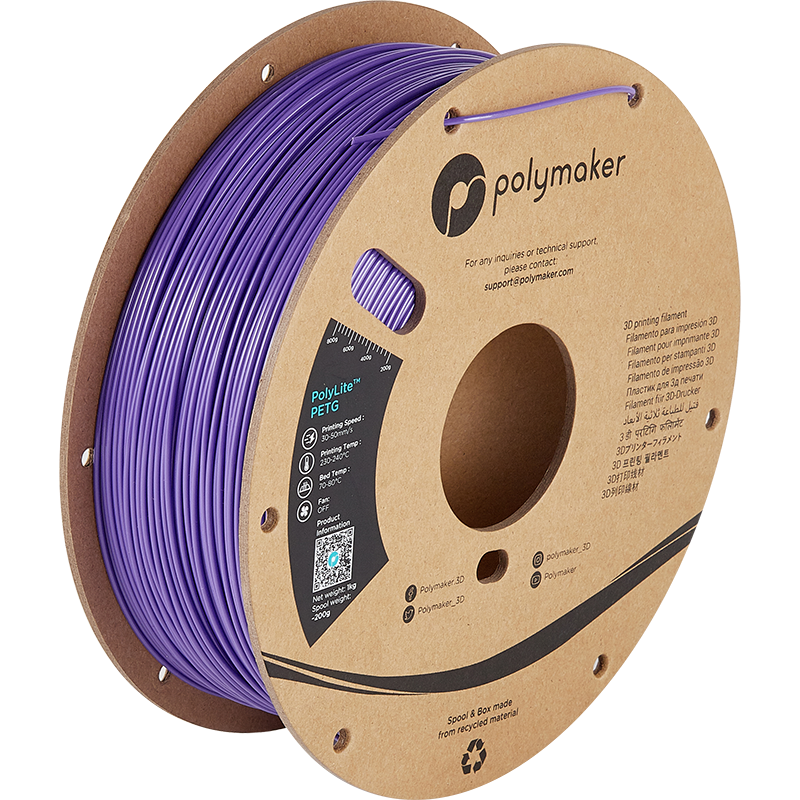 Polymaker PolyLite PETG 3D Printer Filament - 1.75mm - 1KG - Technology Outlet