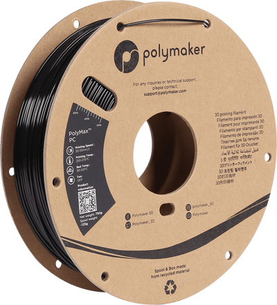 Polymaker PolyMax Tough PC 3D Printer Filament - 1.75mm - 750G - Technology Outlet