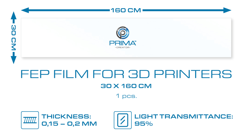 PrimaCreator FEP Film Roll 1600mm x 300mm - Technology Outlet