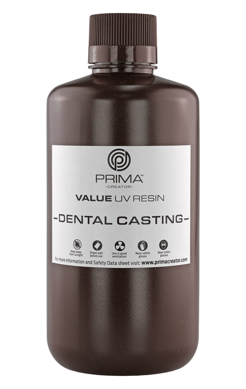 PrimaCreator Value Dental Casting UV 3D Printer Resin - 1L - Technology Outlet