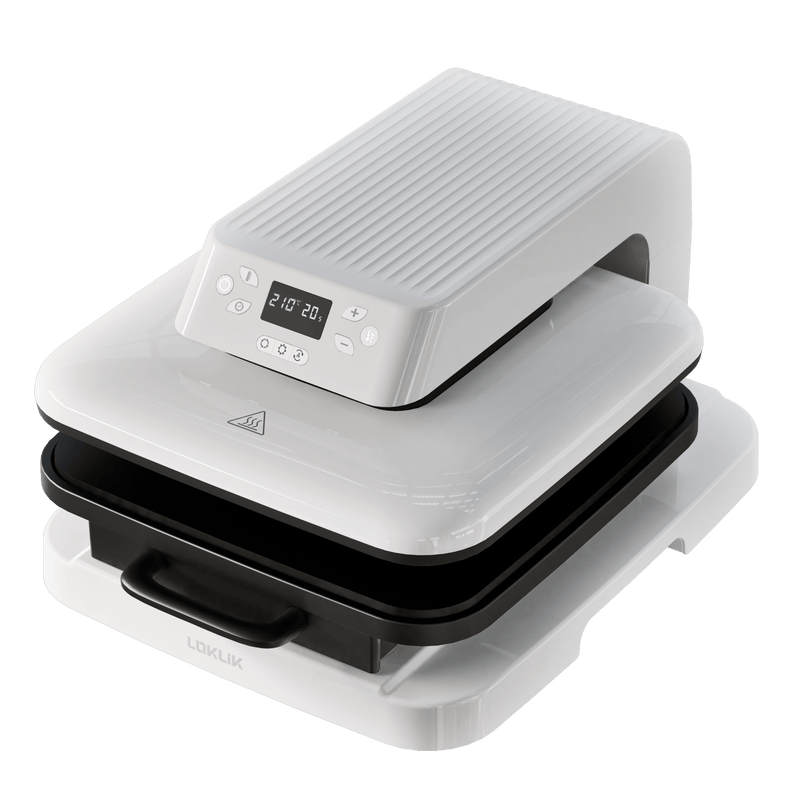 LOKLiK Auto Heat Press - LOKLiK White