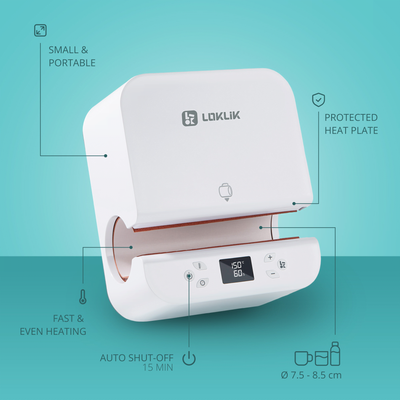 LOKLiK Auto Tumbler Heat Press - LOKLiK White