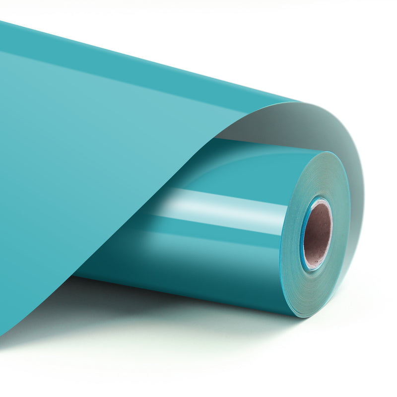 LOKLiK Heat Transfer Vinyl Basic - 30.5 x 180 cm - Aqua Blue