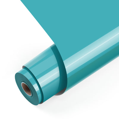 LOKLiK Heat Transfer Vinyl Basic - 30.5 x 180 cm - Aqua Blue