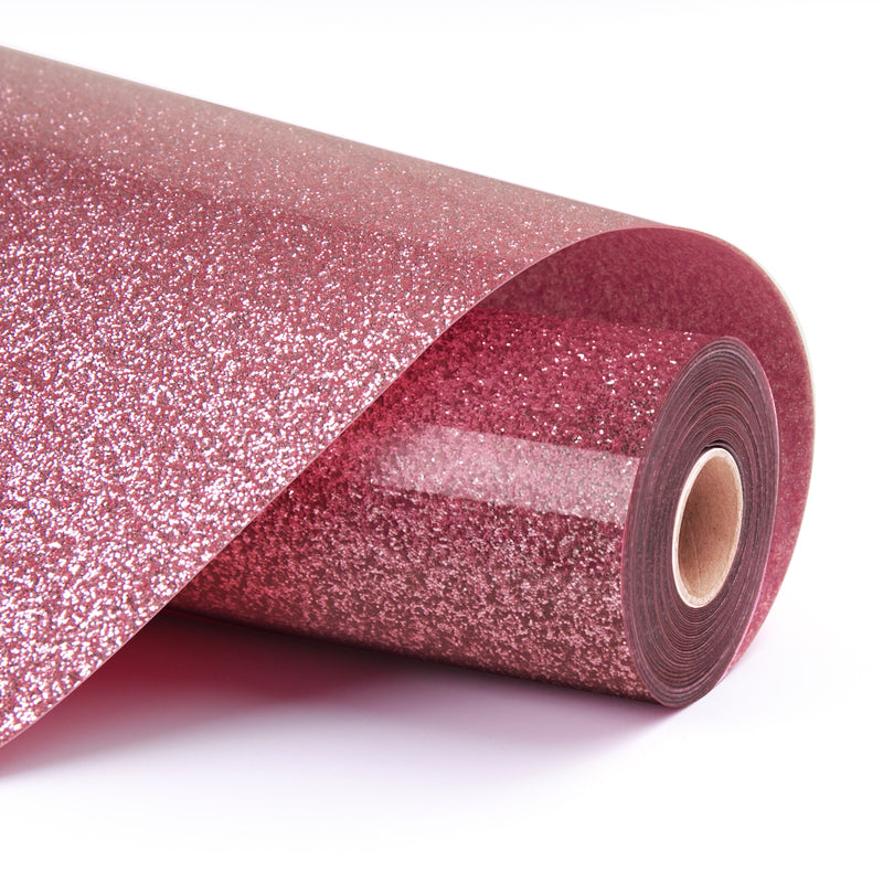 LOKLiK Heat Transfer Vinyl Glitter - 30.5 x 90 cm - Pink