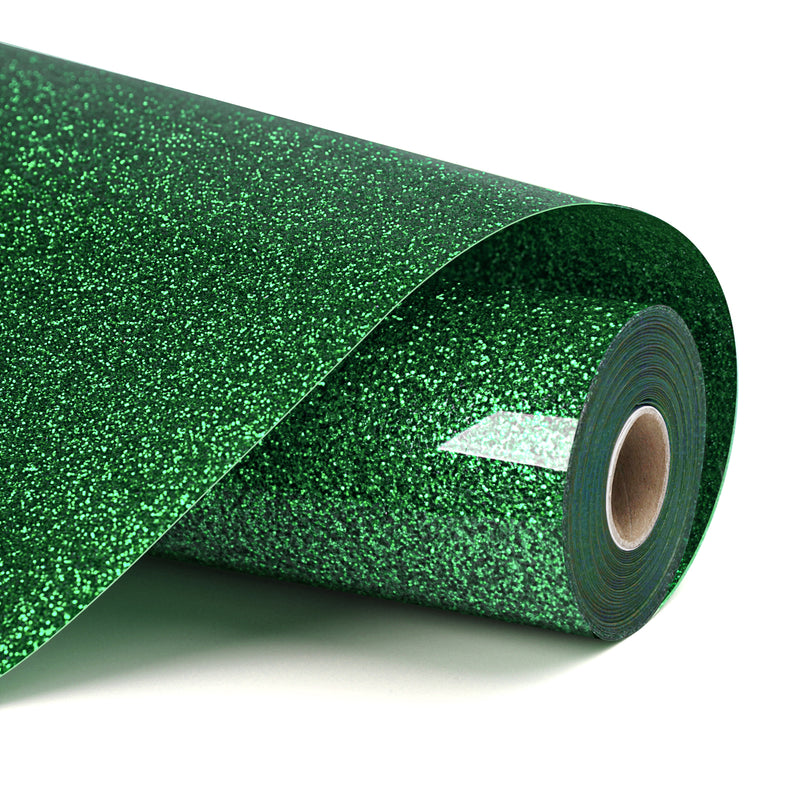 LOKLiK Heat Transfer Vinyl Glitter - 30.5 x 90 cm - Green