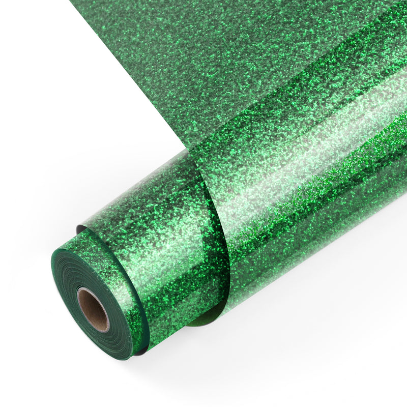 LOKLiK Heat Transfer Vinyl Glitter - 30.5 x 90 cm - Green