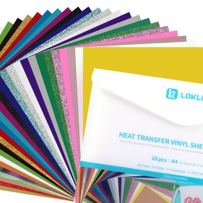 LOKLiK Heat Transfer Vinyl Material Bundle