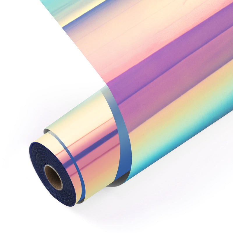 LOKLiK Permanent Adhesive Vinyl Holographic - 30.5 x 90 cm - Bluish Violet