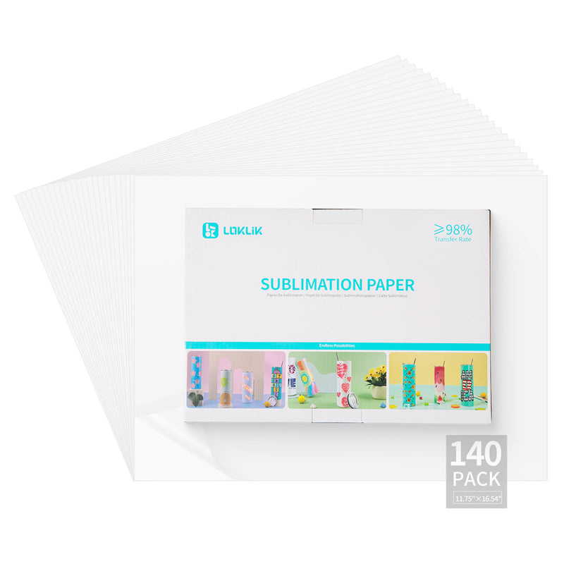 LOKLiK Sublimation Paper - 140-pack - A3