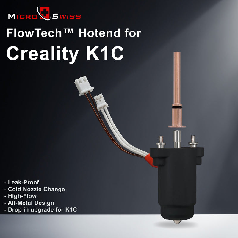 Micro Swiss FlowTech™ Hotend for Creality K1C - Technology Outlet