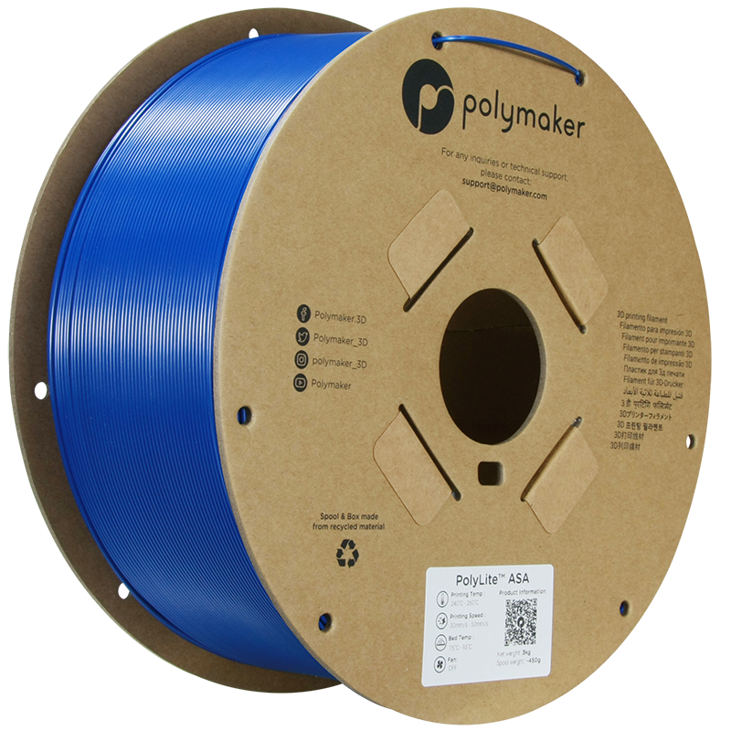 Polymaker PolyLite ASA 3D Printer Filament - 1.75mm - 3KG - Technology Outlet