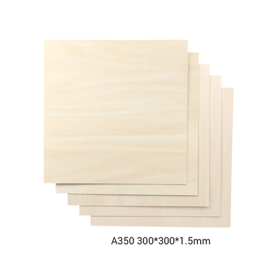 Snapmaker Basswood Sheet-A350 300x300x1.5mm  5-pack - Technology Outlet