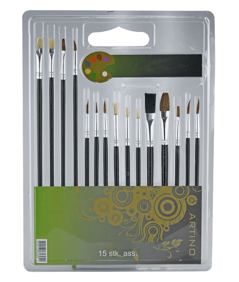 Basic Brush Set - Assorted 15pcs - Technology Outlet