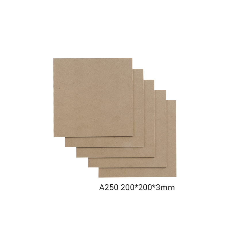 Snapmaker MDF Sheet-A250 200x200x1.5mm 5-pack - Technology Outlet