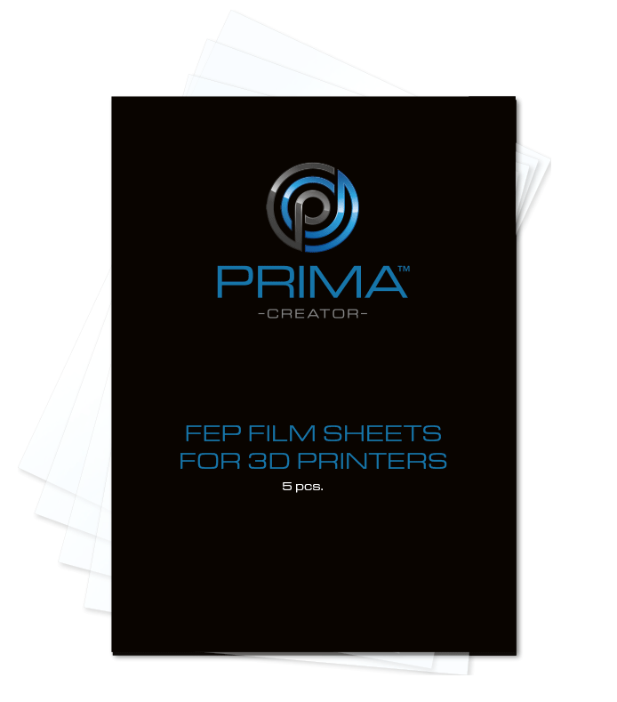 PrimaCreator FEP Film Sheets for 3D Printers - 140 x 200 mm 5-pack - Technology Outlet