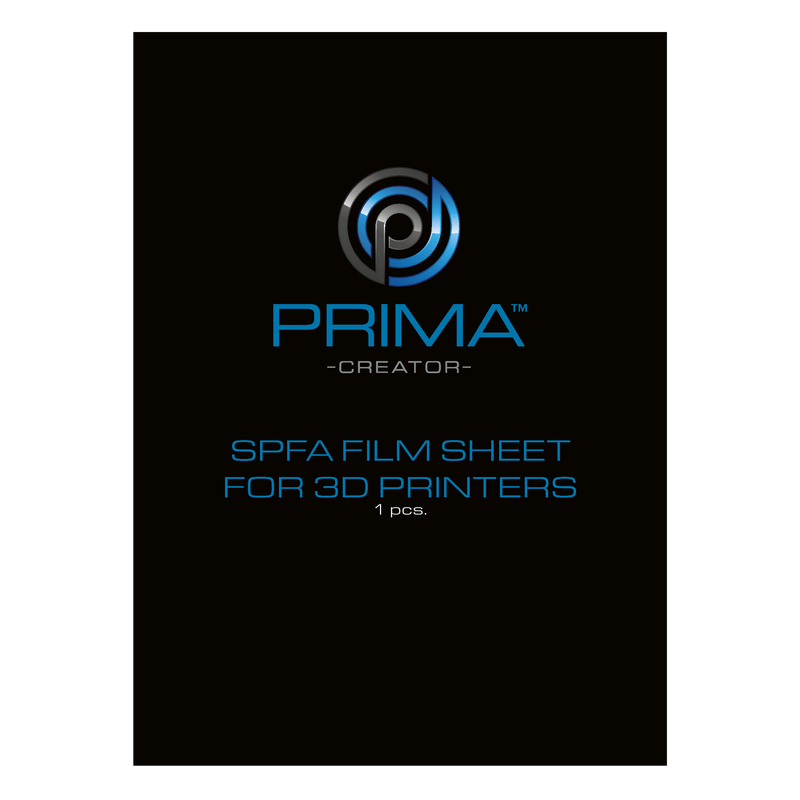 PrimaCreator sPFA Film Sheets for Resin 3D Printers 200 x 270mm - Technology Outlet