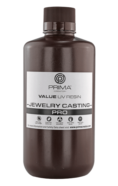PrimaCreator Value Jewellery Casting Pro UV 3D Printer Resin - 1L - Technology Outlet