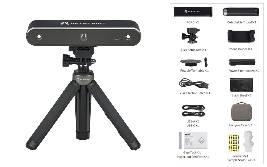 Revopoint Pop 2 3D Scanner - Premium Package | Technology Outlet