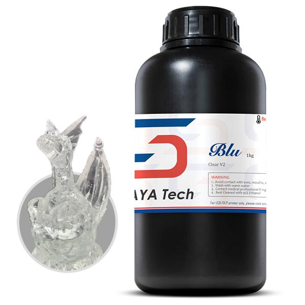 Siraya Tech Blu v2 3D Printer Resin - 1KG - Clear - Technology Outlet