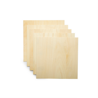 Snapmaker Basswood Sheet Pack 5pcs - Technology Outlet