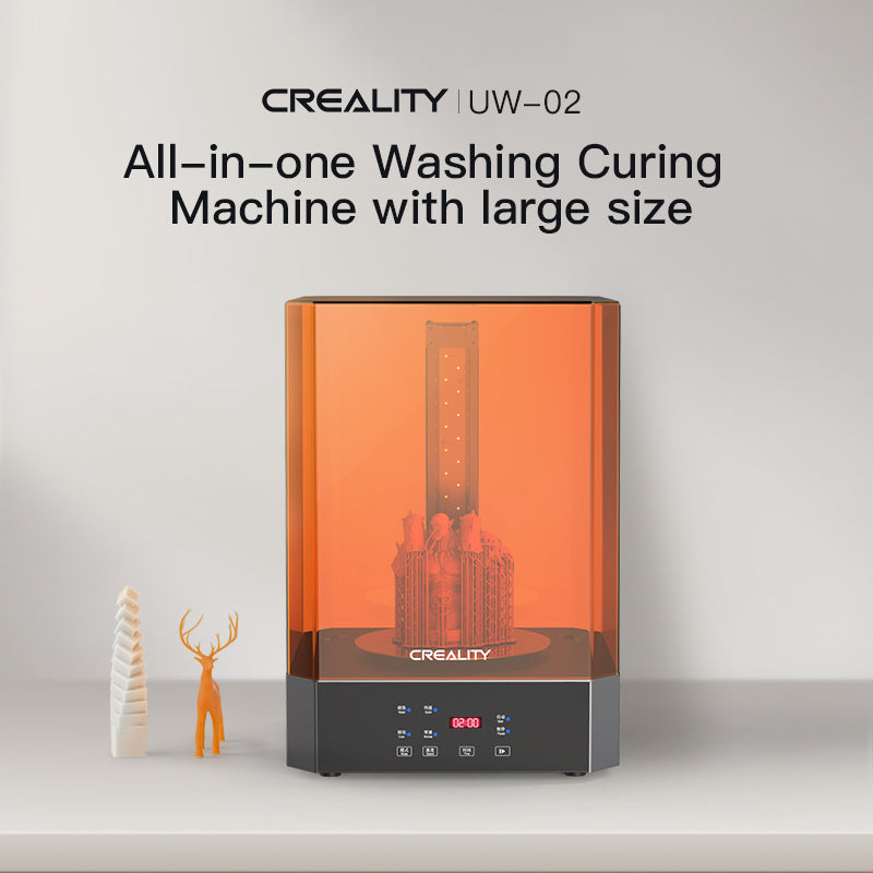 Creality 3D UW-02 Wash and Cure Machine - 10.1 Inch Plate Capacity - Technology Outlet