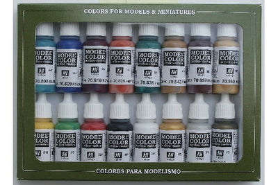 Vallejo Acrylic Model Colour Set - Ancient/Medieval (16pc) - Technology Outlet