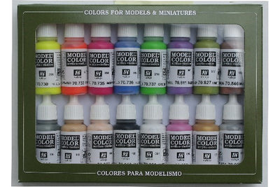 Vallejo Acrylic Model Colour Set - Wargames Special Colours (16pc) - Technology Outlet