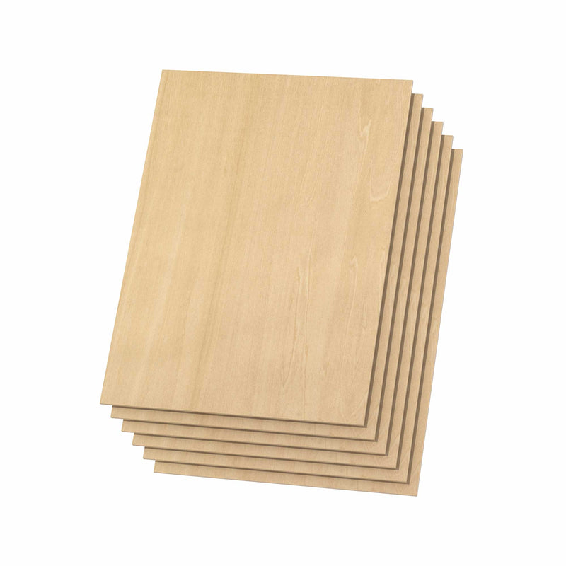 xTool 3mm Basswood Ply Sheets (6pcs), Technology Outlet